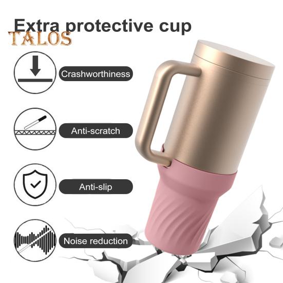 Silikonový kryt šálku pro botičku pohárku 30/40 Oz Potravinářský opakovaně použitelný odolný chránič dna bez BPA