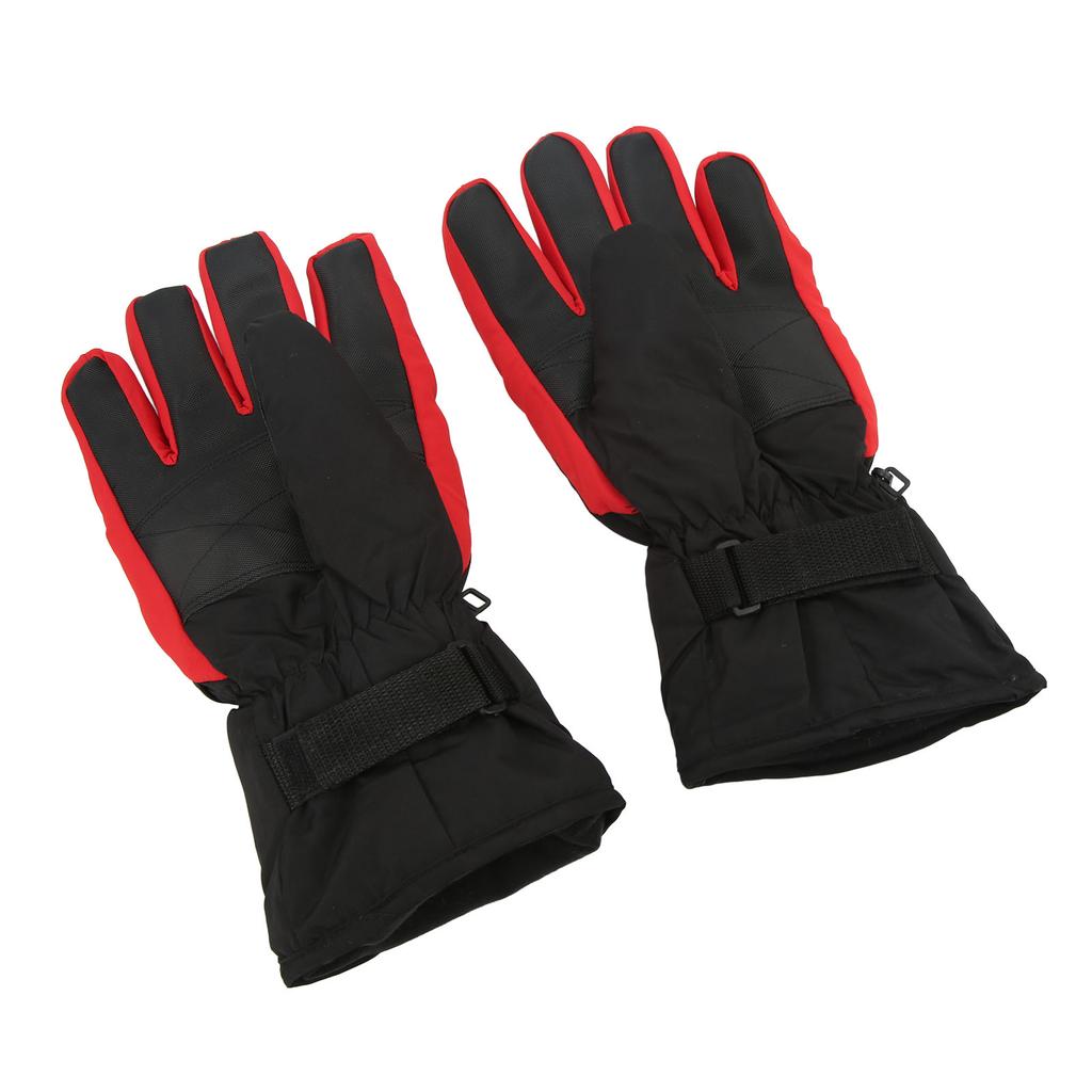Electric Heated Gloves Polyester Waterproof Battery Powered Winter Heated Gloves for Skiing