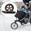 Patinete Ski Trenó 2 em 1 Patinete de Neve Carrinhos de Bebê Roda Trenó de Esqui Planador Snowboards para Ciclismo Bicicleta Corrida Esportes Trilhas ao Ar Livre