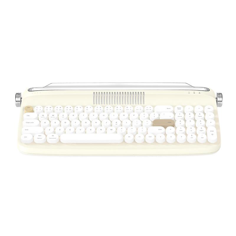 B309 Bluetooth Retro Wireless Keyboard Suitable for Laptops Tablets Mobile Phones Charging Models Dual-mode