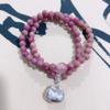 Armband mit Perlen 2025 neues Armband Schmuck für Freundin Nischen-Design-Sinn pummelige fu rose Perlenarmband