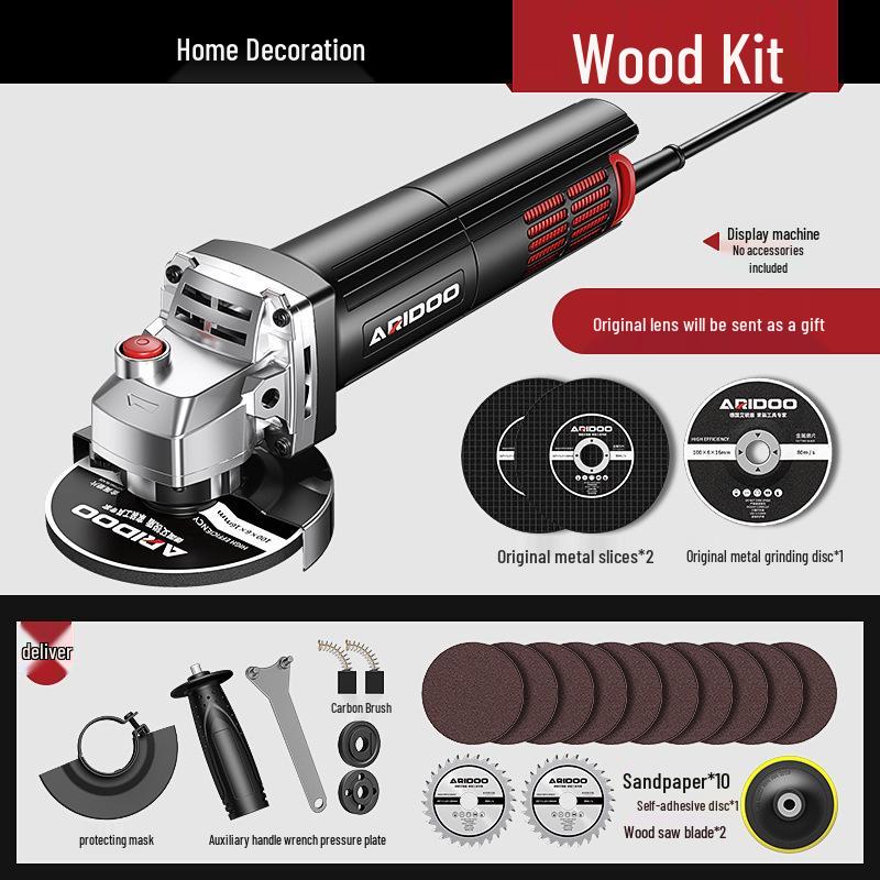 Német Multifunkcionális Sarokcsiszoló: Otthoni és ipari használatra köszörüléshez, polírozáshoz és vágáshoz.