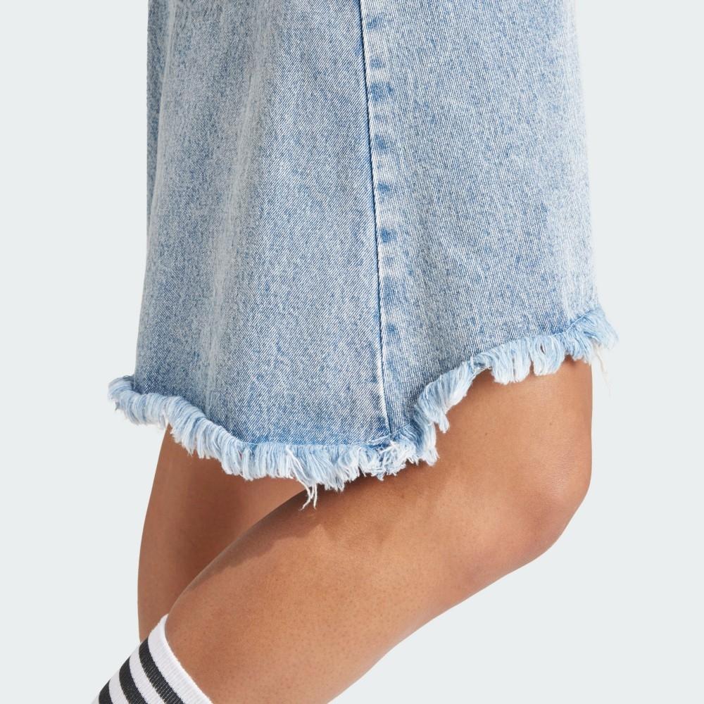 adidas Originals KSENIA SCHNAIDER Denim Shorts Blue Unisex IU2470