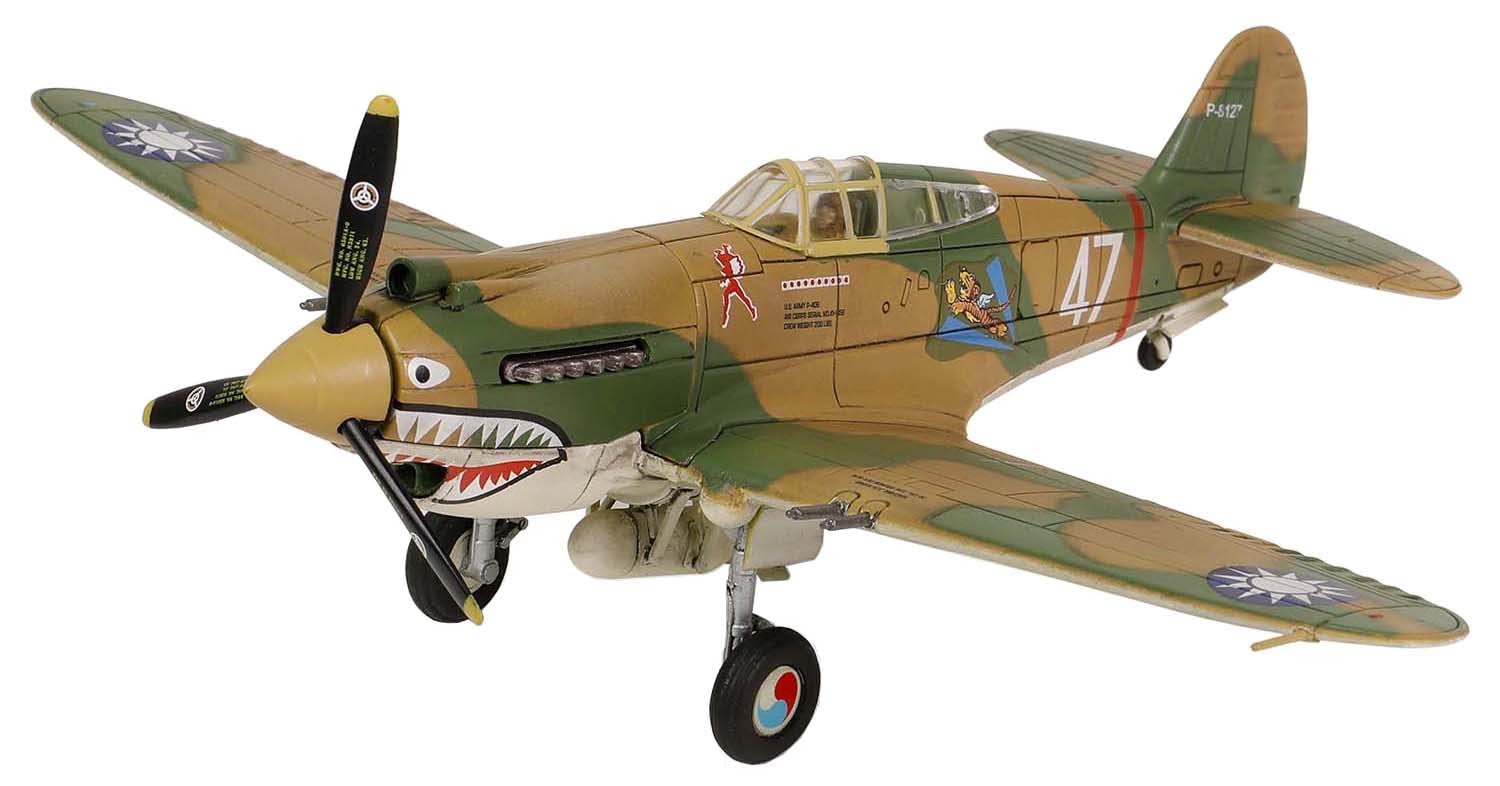 

Waltersons Japan WALTERSONS 1/72 scale US P-40B Hawk 81A-2 3rd Pursuit Squadron Robert Smith Aircraft Number 47 June 1942 China Finished Model