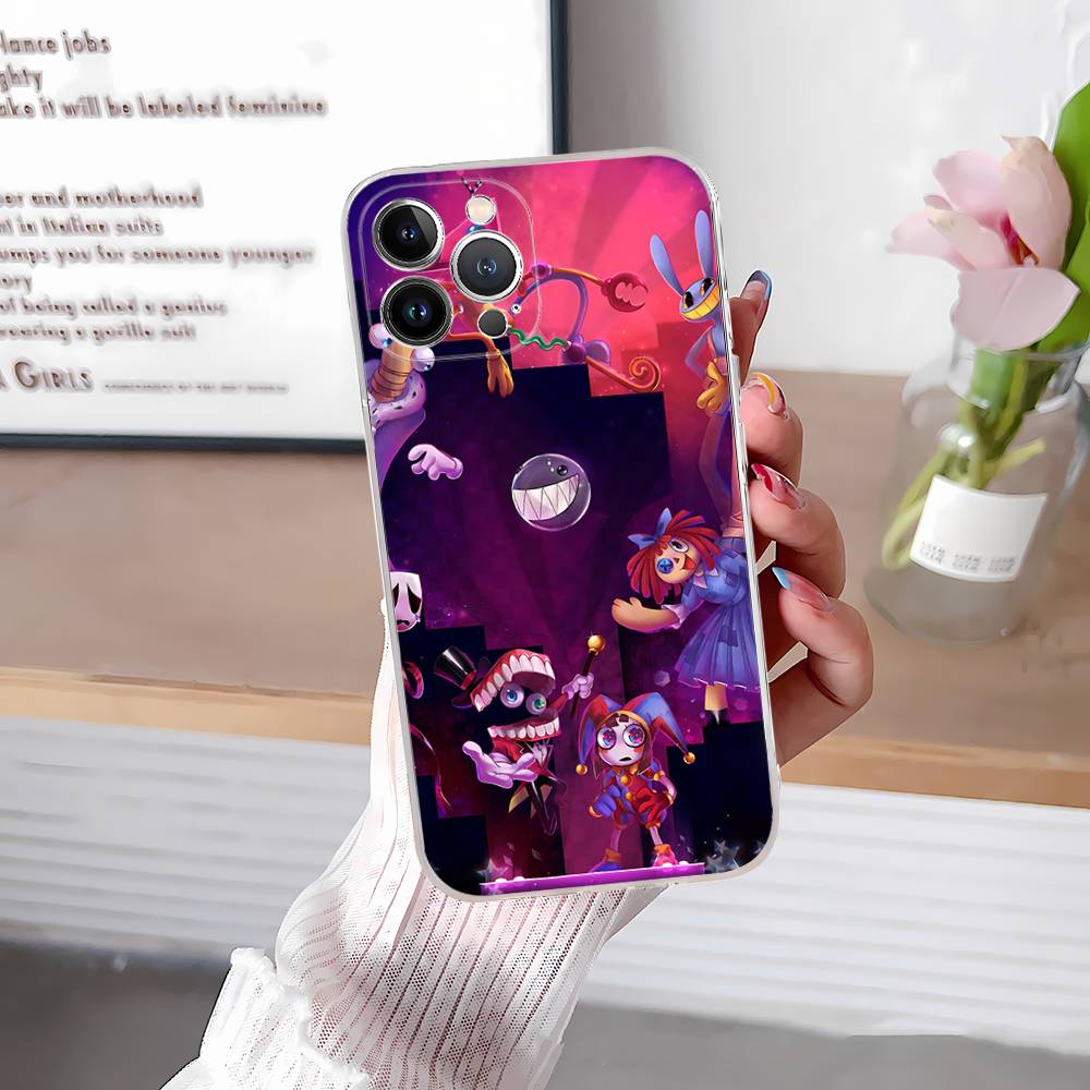 Drôle A-Amazing D-Digital C-Circus Pour IPhone 17 16 Pro 15 13 16e 11 12 14 17 Pro Max Coque antichoc anti-chute