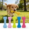 Eco-friendly Heart-shaped Chew Toy for Small Dogs - Durable TPR Teeth Cleaning Stick