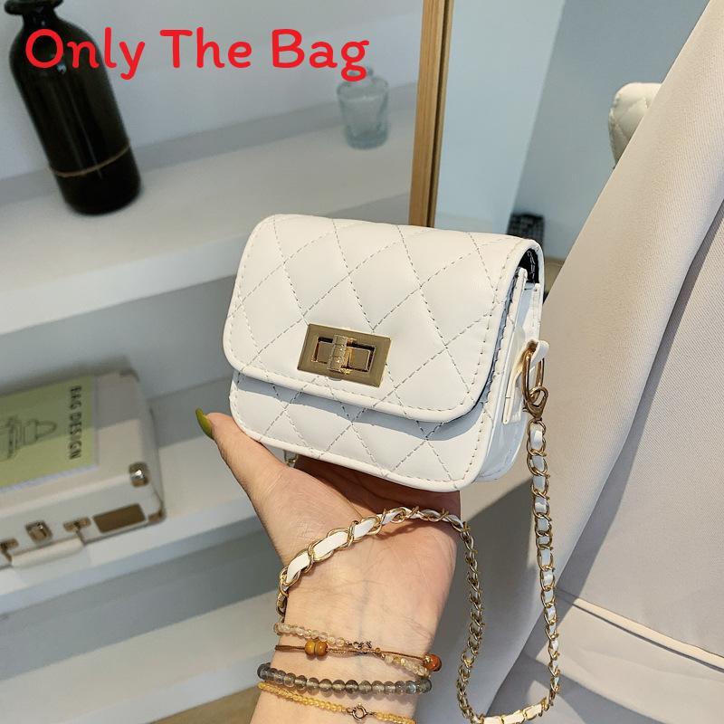Minimalist Pu Chain Strap Small Square Bag For Daily Casual Use
