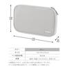 Kokuyo Campus Notebook-style Opening Pencil Case Gray F-VBF301M