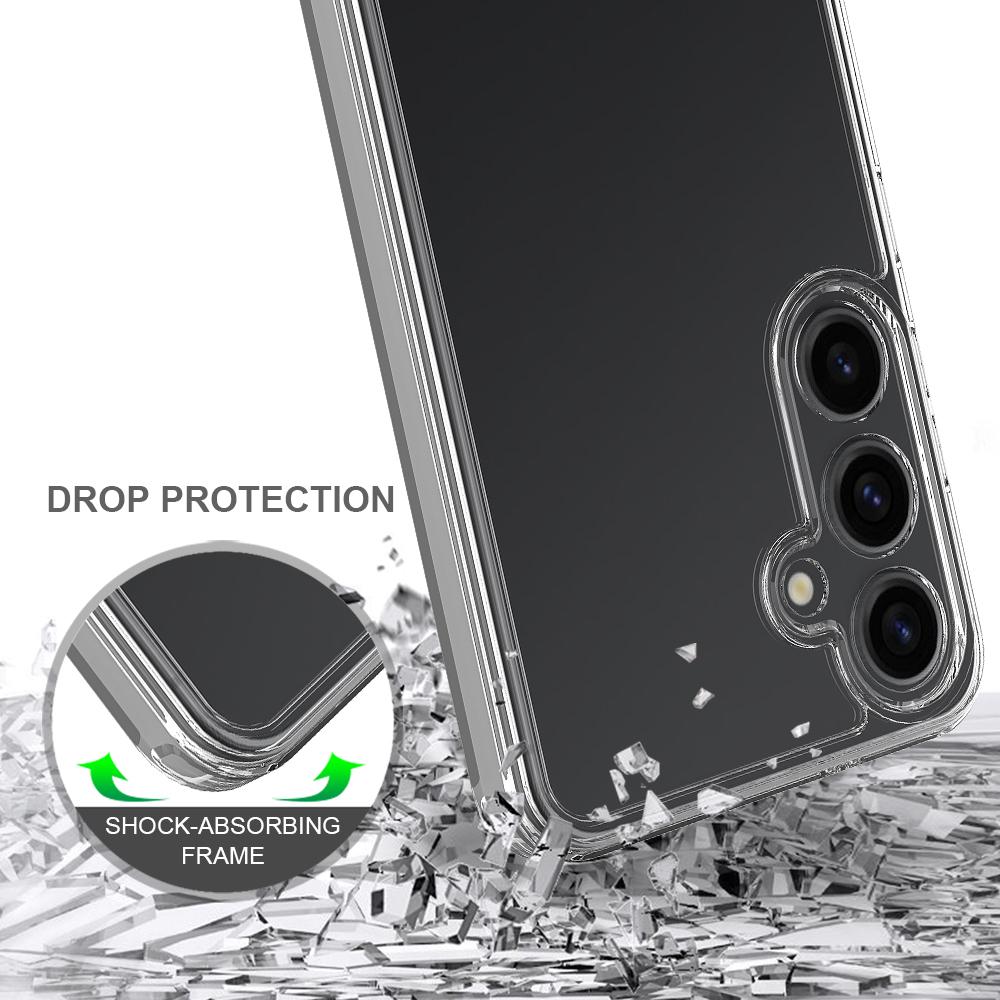 For Samsung Galaxy S24 FE Case TPU+Acrylic Shockproof Clear Phone Cover