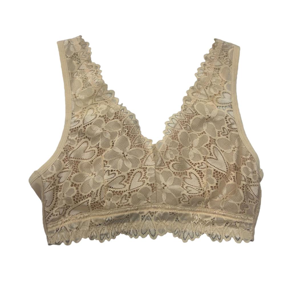 Zeriluna Lace V-neck Push-up Bra: Sexy, Skin-friendly, Breathable, Seamless, Comfortable, Fashionable Design with Beautiful Back.