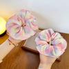 1/3PCS Wrinkled Fabric, Large Intestine Hair Loop, Candy Color, Large Meatball Hair Accessory, Tied Hair Headband, Female