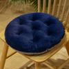 Seating Cushion Cute Color Matching Warm Plush Comfortable Fill Chair Pillow for Autumn Winter