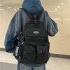 Schoolbag Korean version retro tooling college student schoolbag high school junior high school student simple versatile backpack large capacity 