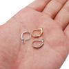 50pcs/lot Gold Silver French Lever Earring Hooks Wire Settings Base Hoops Earrings For DIY Jewelry Making Supplies Wholesale