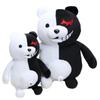 25cm Anime Dangan Ronpa Super Danganronpa 2 Monokuma Siyah&Beyaz Ayı Peluş Oyuncak Ayı Yumuşak Dolgulu Hayvan Bebekler Oyuncaklar
