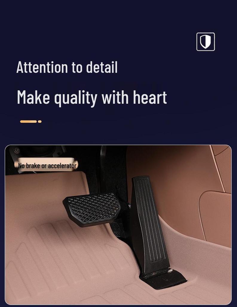 2026 Leapmotor C11 TPE Floor & Trunk Mats: Dirt-Resistant, Durable, Original Car Color.