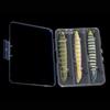 3 Sets Multi-Section Fish Artificial Hard Bait Crank Lure Loach Luya Simulation Bionic Beak Bait Hooks Stainless Steel Boxed