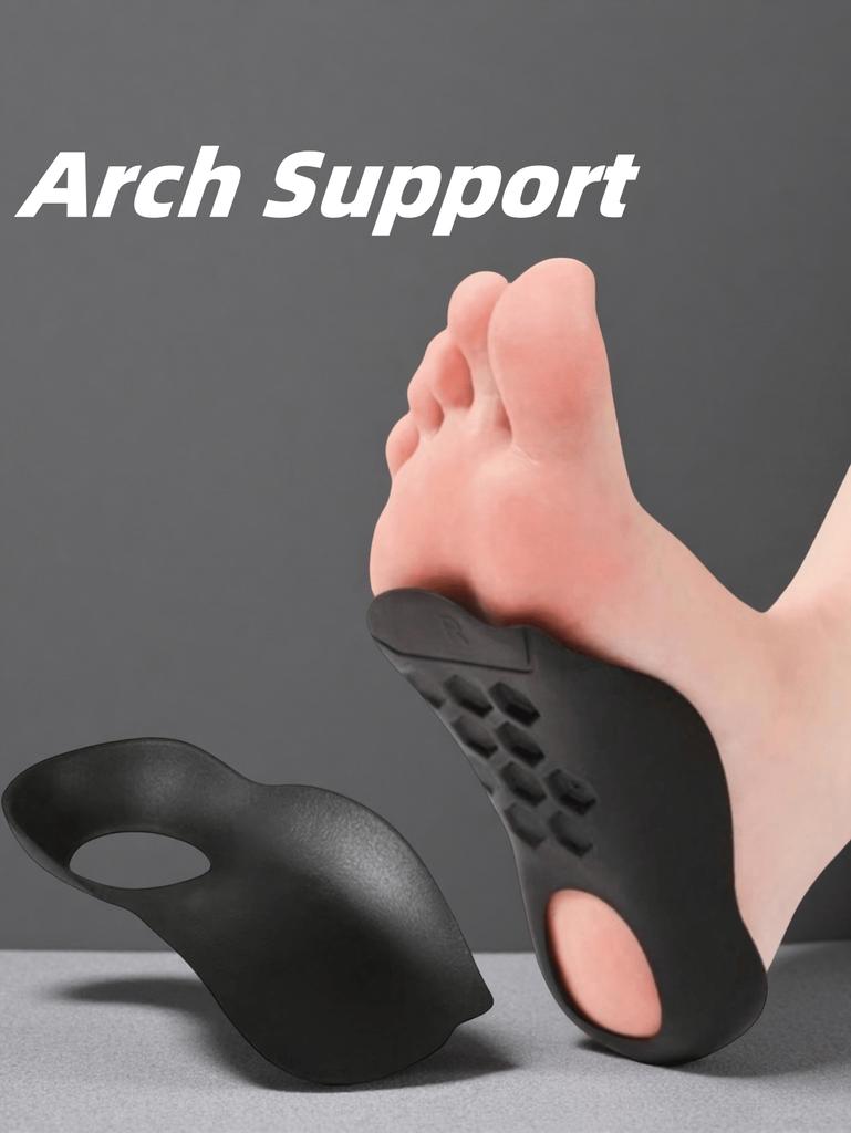 1 Pair Orthotic Insoles For Flat Feet O-Shaped Legs And Plantar Fasciitis - Unisex Arch Support Shoe Inserts