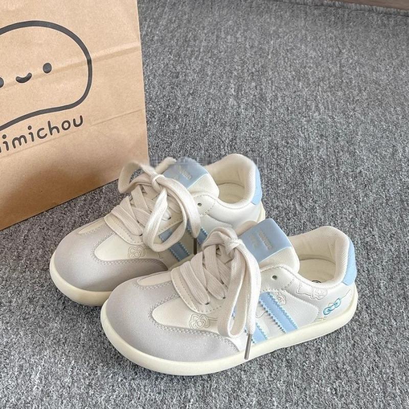 Campus style, board shoes women's new versatile niche shoes platform white shoes cute yellow