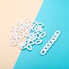 50/100Pcs Colorful Twisted Acrylic Link Chain Assembled Parts Beads for DIY Necklace Jewelry Making Findings Accessories