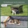 Warm Electric Warming Pet Bed Outdoor Insulated Puss Nest Safety Escape Exit Moisture-Proof For Porch Garden