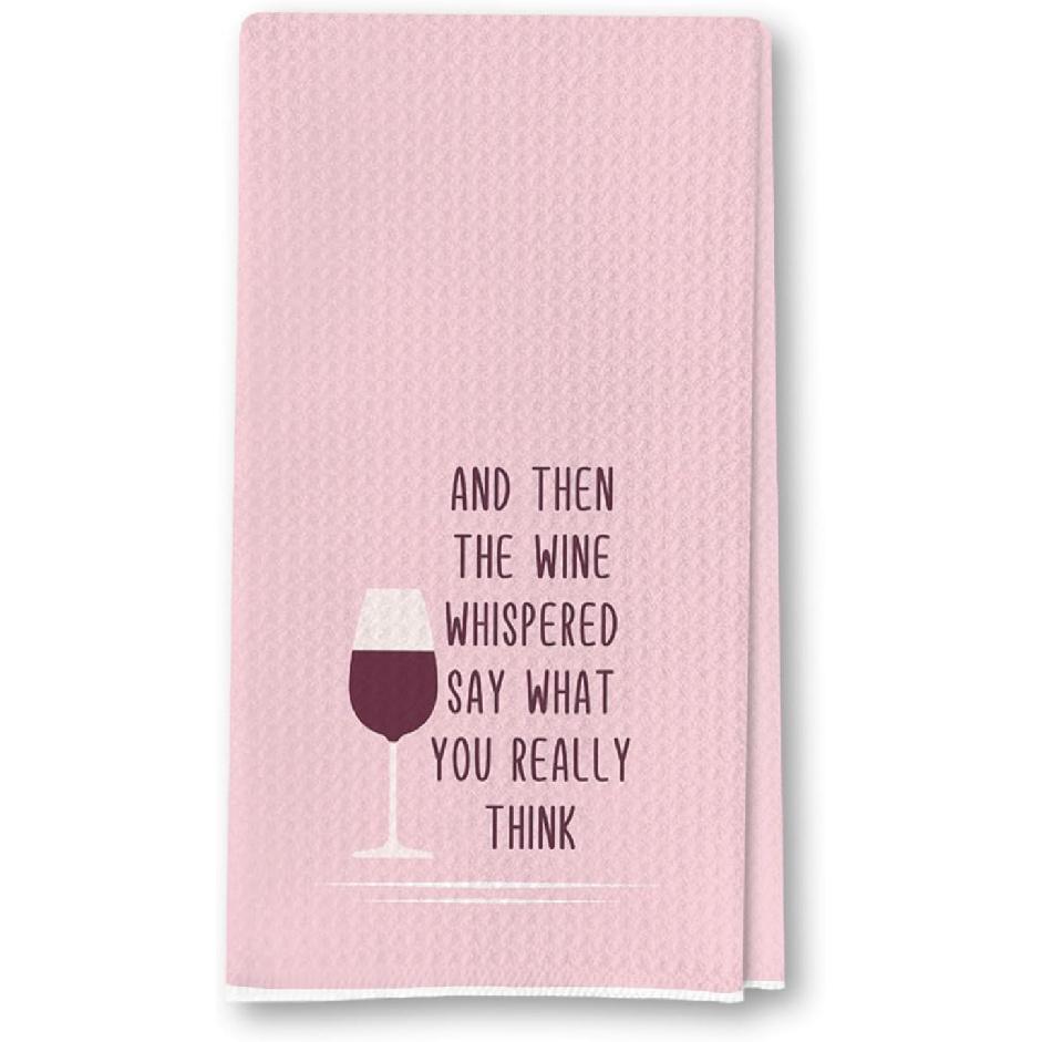 wuguimeii Кухонные полотенца с декором фламинго - Розовые аксессуары для украшения ванной комнаты - Подарки с фламинго для женщин - Забавное вафельное полотенце для рук 16×24 вино красного