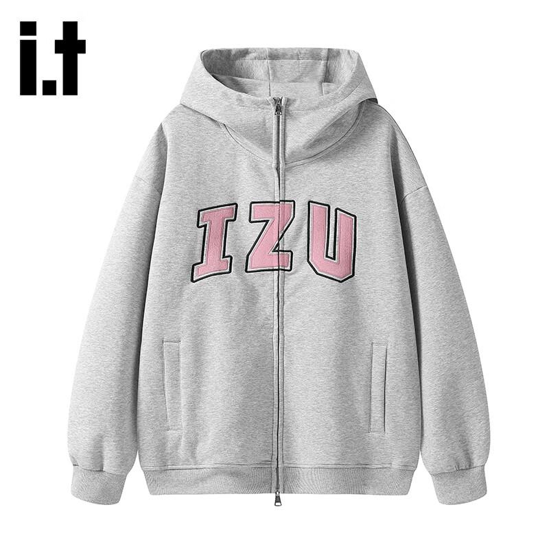

Izzue Unisex Heavyweight Hooded Cardigan Sweatshirt M