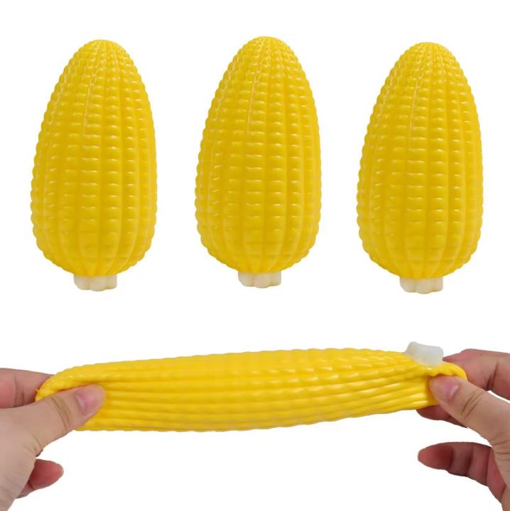 Cute Soft Simulation Corn Anti Stress Squishy Fidget Toys Venting Balls Slow Rebound Decompression Squeeze Toy For Adults Kids