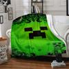 Minecraft Blanket Comfortable Suitable For Seaside Livingroom Office For All Occasions Playful Design Perfect Gift For Relatives And Friends