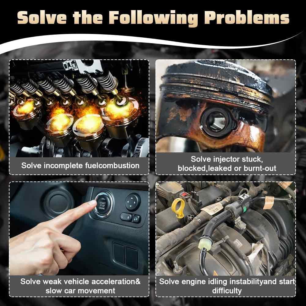 Universal Fuel Injector Tester and Cleaner Tool, DIY Cleaning Tool Kit for PWM, Adjustable Pulse Width Freq & Count, Two Injectors Test