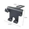 1/2Pcs Car Seat Headrest Hook Hanger Storage Organizer Universal For Handbag Purse Coat Fit Universal Vehicle Plastic