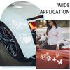 10Pcs Butterfly Car Decals Reflective Car Sticker Self Adhesive Waterproof Automotive Exterior Decoration Butterflies for SUV Hook Motorcycle