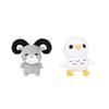 2026 New 99 Nights In The Forest Plush Game Merchandise Brown Stand And Sit Elk Deer White Owl Stuffed Doll Pillow For Kid Gifts