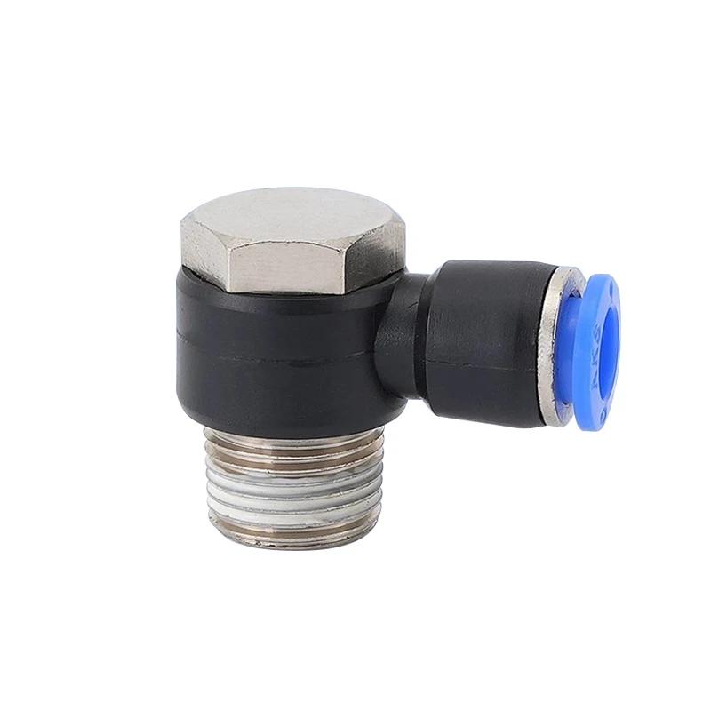 20PCS PH elbow outer hexagon pneumatic quick connector water pipe hose connector 1/8"1/2 3/8 1/4 BSPT