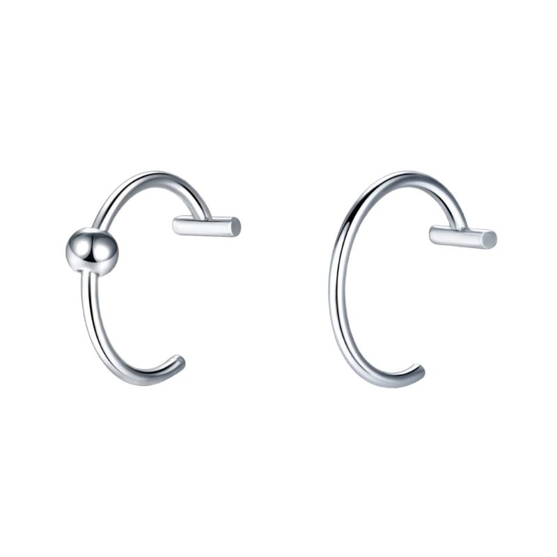 

Not Piercing Stainless Steel Lip Rings Punk Body Jewelry Unisex Fashion Statements Jewelry Suitable for Various Outfits