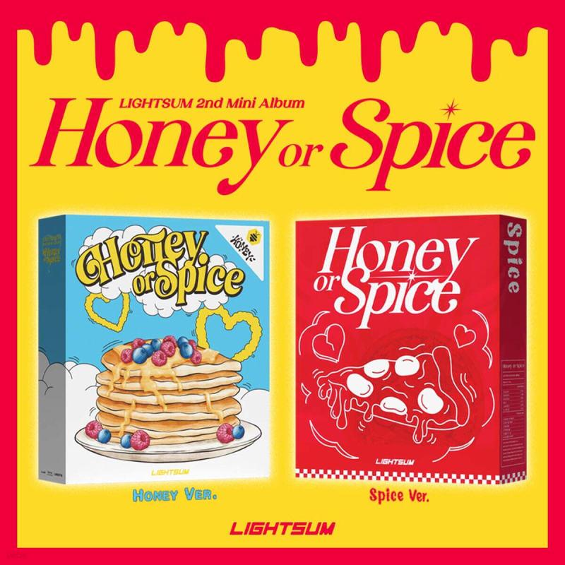 

LIGHTSUM - 2nd Mini Album: Honey or Spice [1 out of 2 randomly sent]