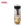 Thermos Double-Layer Heat-Resistant Glass Tea Infuser Mug 400ml