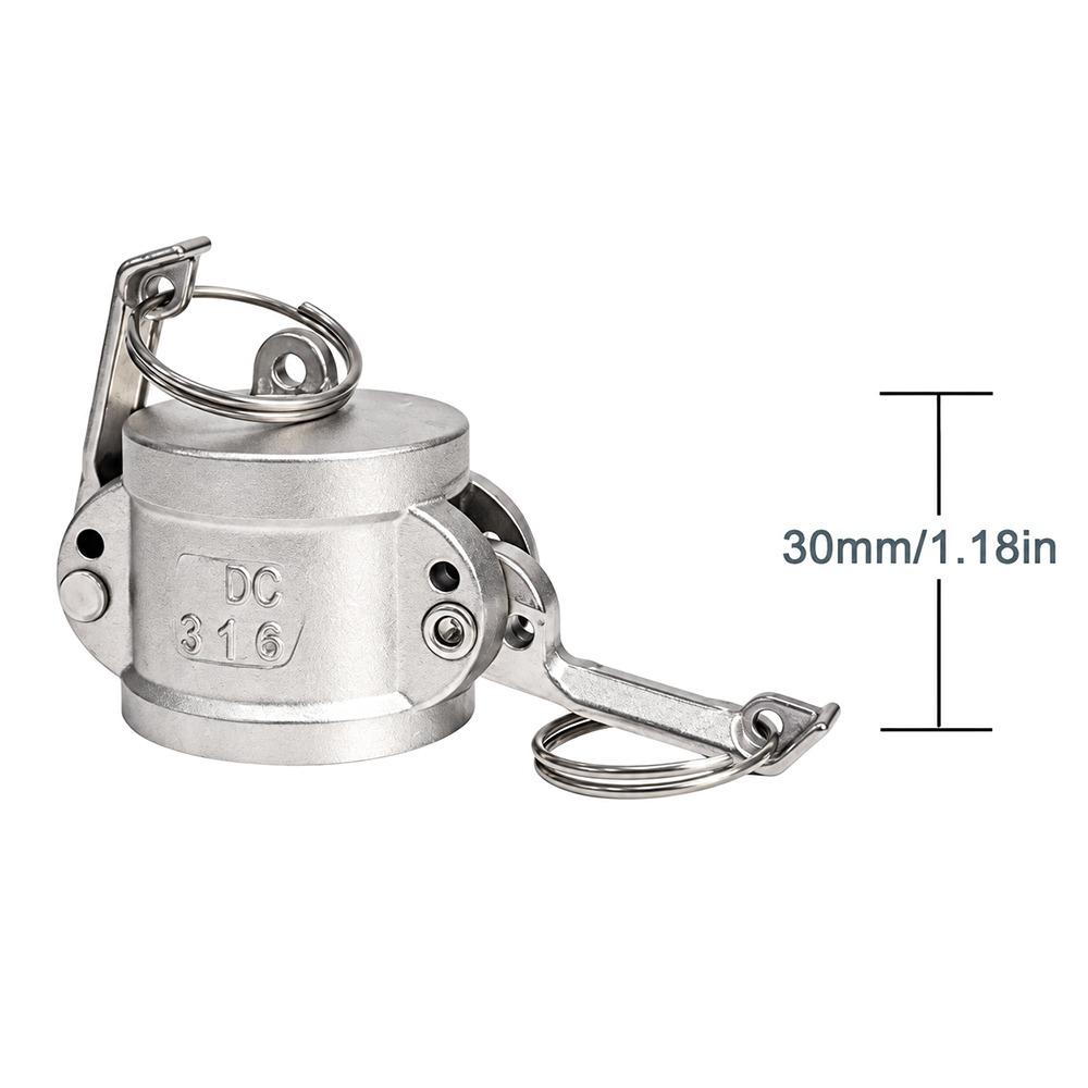 Stainless Steel Quick Connect Fitting Thread Adapter  for Water Oil Pump Pipe Systems