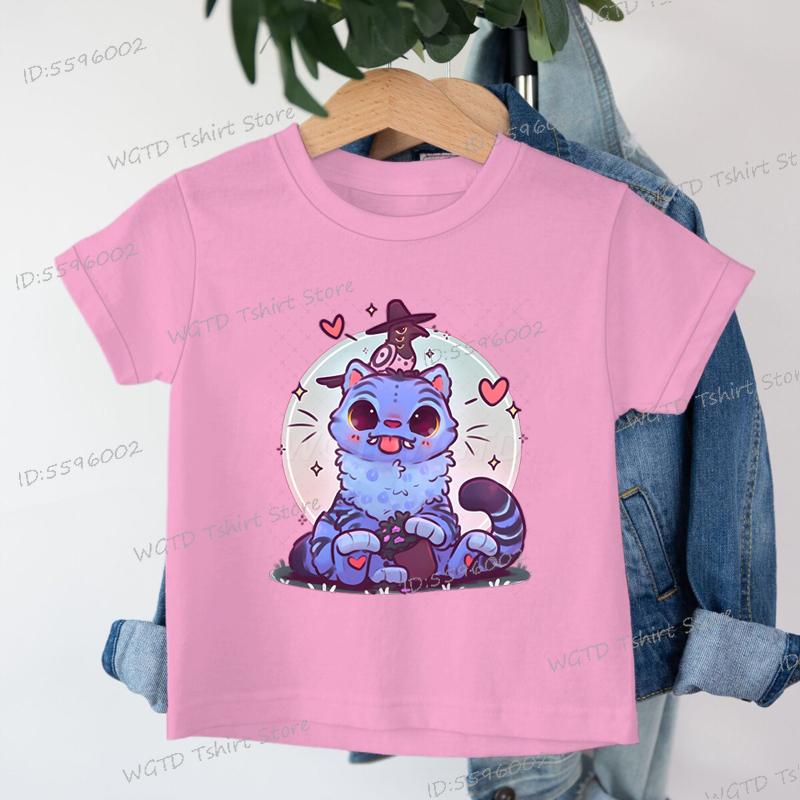 Cotton Kids T-shirt K-Pop Demon Hunters Tiger Shirt Fans Gift Toddler Girl Boy KPop Demon Hunters Tiger Short Sleeve Tshirt 2025