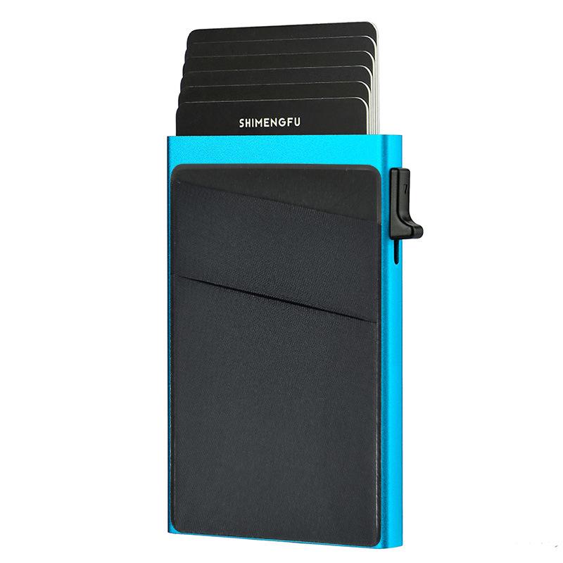 2023 Men's Ultra-Thin Aluminum RFID Card Holder Wallet