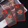 A-Akatsukis-Anime Cloud TRANSPARENT Case for iPhone 13 12 11 Pro Max 12 Mini Case XS Max XR 7 8 Plus SE Cover Shell