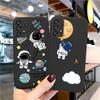Phone Case Space Astronaut Star Pattern For Samsung Galaxy A53 A52 A32 S9 S10 Plus S10e Note 10 Lite Silicone Shockproof Cover