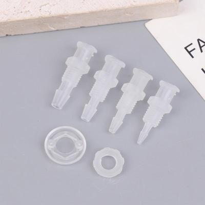 Luer Lock Adapter Straight Through Plate Pp Plastic Air Valve Pipe Subpackaging Instrument Syringe Air Tube Adapter