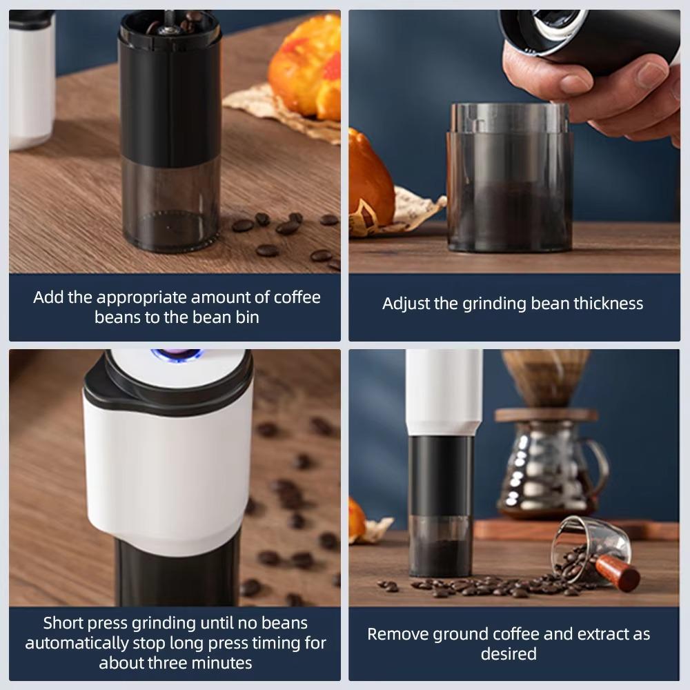Wireless Coffee Bean Grinder USB Automatic Coffee Maker Electric Coffee Grinding Machine  Camping