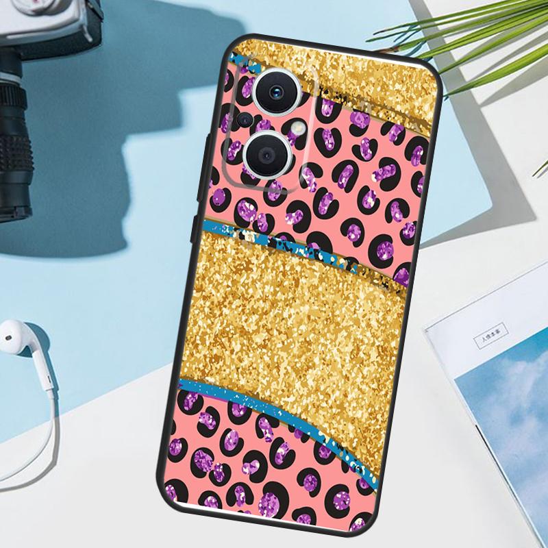 Leopard Print Cover For OPPO Reno 11 Pro 10 12 13 14 14F 13F 12F 11F 7 8 Lite OPPO Find X6 X5 X8 X9 Pro Case