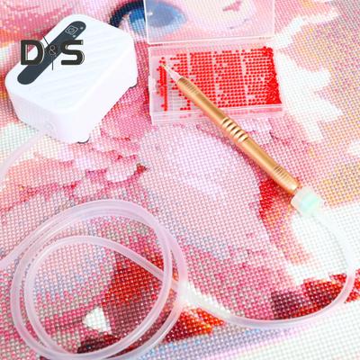Elektrischer Diamant-Kunststift, wiederaufladbarer Vakuumstift, Kunstdiamant-Kunstwerkzeug mit Aufbewahrungstasche für DIY-Diamant-Kunsthandwerk