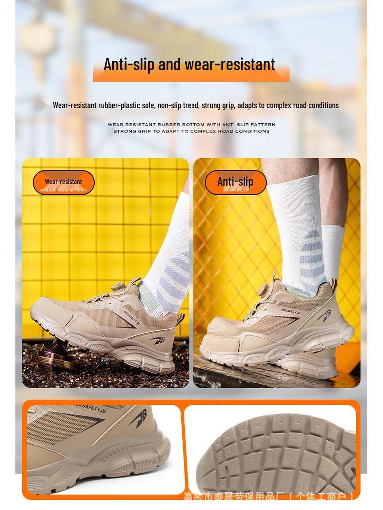 Lightweight, Comfortable, Wear-Resistant Safety Shoes – Anti-Smash & Anti-Puncture Design for Labor Protection