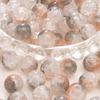 8-10mm Half-Sugar Bubble Glass Bead Bracelet - Handmade Round Loose Beads for Jewelry Making