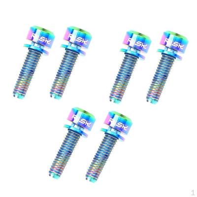 6 ks Šrouby představce řídítek ze slitiny titanu Průměr 8,4 mm