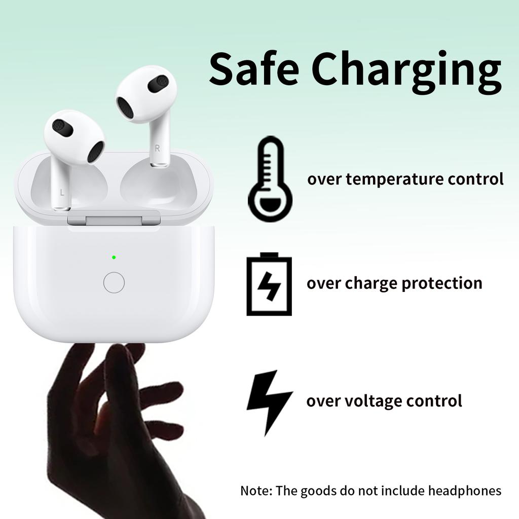 A004 For AirPods 3 Wireless Charging Box 620mAh Earphone Charging Case, Type-C Interface